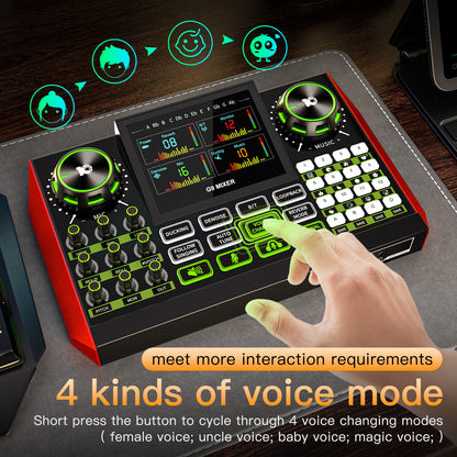 Tenlamp G9-BM800 Podcast Microphone Bundle with Live Sound Card & Audio Mixer | Complete All-in-One Kit for PC/Phone Streaming, Gaming, and Recording