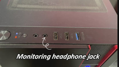 G10 Audio Interface, Podcast Equipment, Live Sound Card for Streaming, 48V Phantom Power, Sound Board, Voice Changer, Audio Mixer with Sound Card for PC Recording Gaming Singing